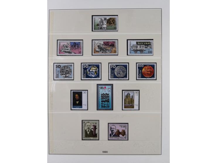 1948/2001, vorwiegend postfrische Sammlung, dabei Bund, Berlin und DDR in den Hauptnummern augenscheinlich komplett, außerdem