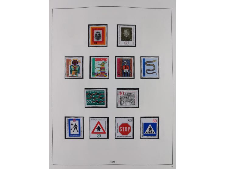 1948/2001, vorwiegend postfrische Sammlung, dabei Bund, Berlin und DDR in den Hauptnummern augenscheinlich komplett, außerdem