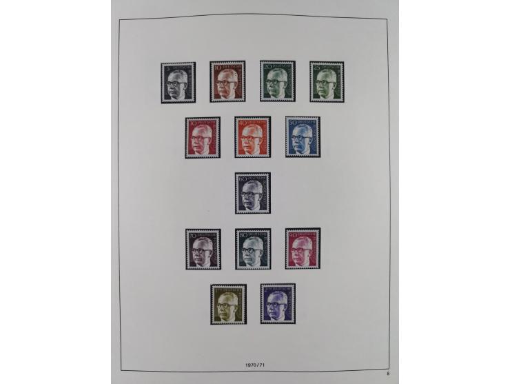 1948/2001, vorwiegend postfrische Sammlung, dabei Bund, Berlin und DDR in den Hauptnummern augenscheinlich komplett, außerdem