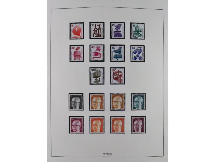 1948/2001, vorwiegend postfrische Sammlung, dabei Bund, Berlin und DDR in den Hauptnummern augenscheinlich komplett, außerdem