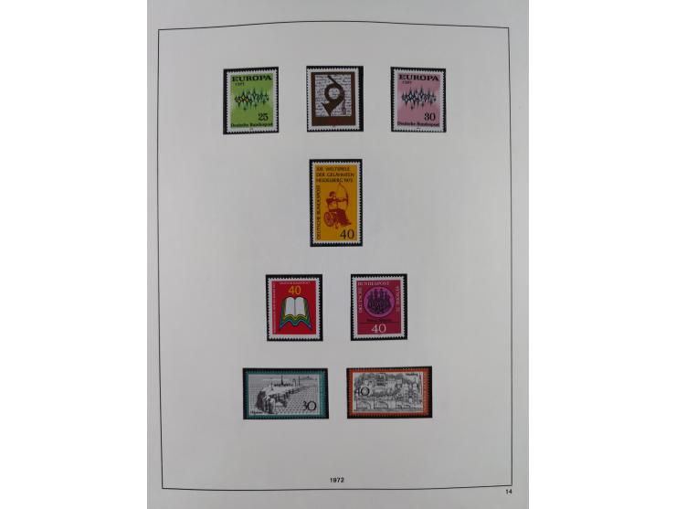 1948/2001, vorwiegend postfrische Sammlung, dabei Bund, Berlin und DDR in den Hauptnummern augenscheinlich komplett, außerdem