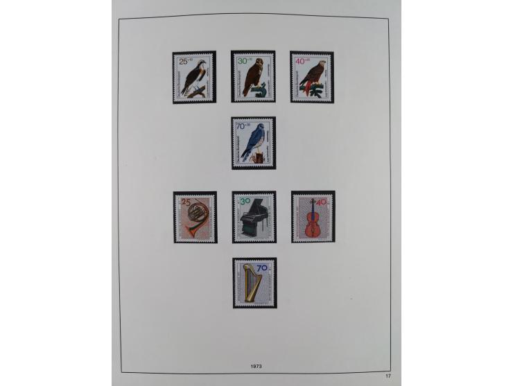 1948/2001, vorwiegend postfrische Sammlung, dabei Bund, Berlin und DDR in den Hauptnummern augenscheinlich komplett, außerdem