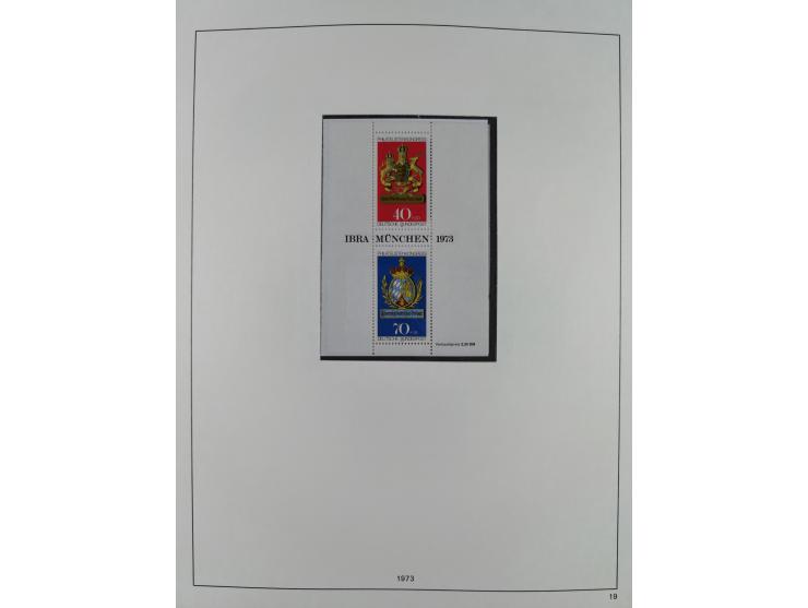 1948/2001, vorwiegend postfrische Sammlung, dabei Bund, Berlin und DDR in den Hauptnummern augenscheinlich komplett, außerdem