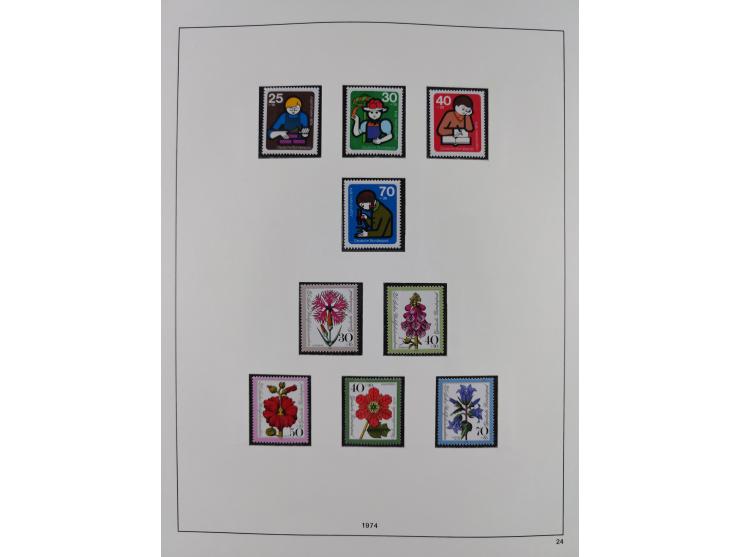 1948/2001, vorwiegend postfrische Sammlung, dabei Bund, Berlin und DDR in den Hauptnummern augenscheinlich komplett, außerdem