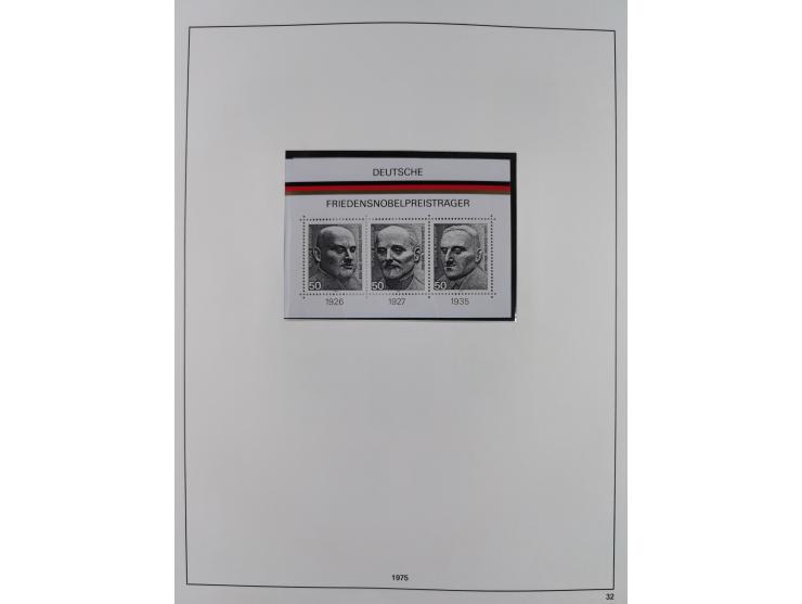 1948/2001, vorwiegend postfrische Sammlung, dabei Bund, Berlin und DDR in den Hauptnummern augenscheinlich komplett, außerdem