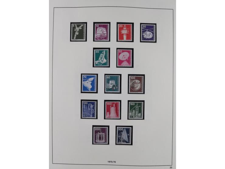 1948/2001, vorwiegend postfrische Sammlung, dabei Bund, Berlin und DDR in den Hauptnummern augenscheinlich komplett, außerdem