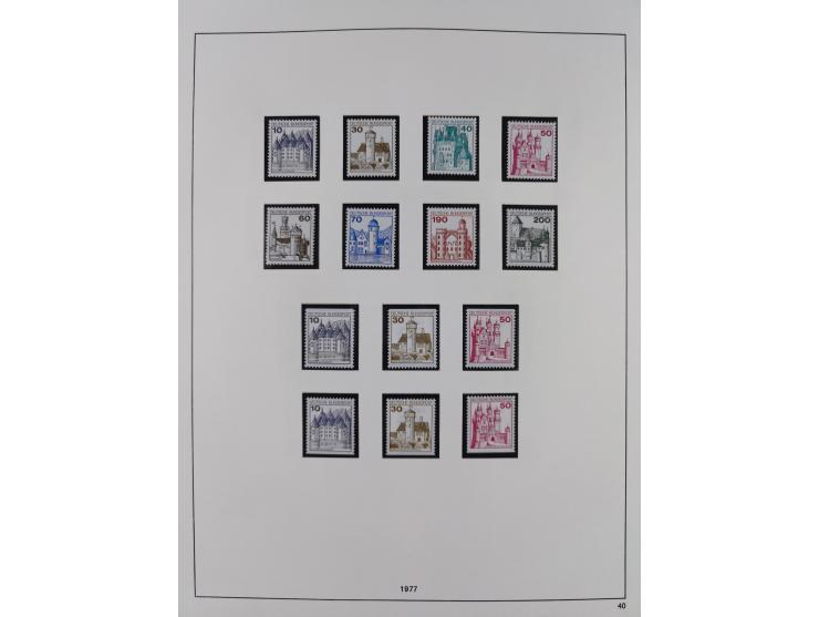 1948/2001, vorwiegend postfrische Sammlung, dabei Bund, Berlin und DDR in den Hauptnummern augenscheinlich komplett, außerdem