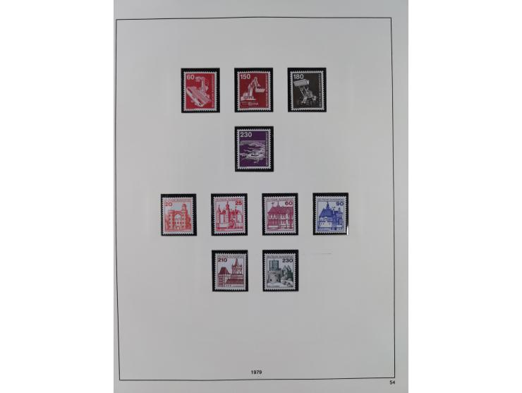 1948/2001, vorwiegend postfrische Sammlung, dabei Bund, Berlin und DDR in den Hauptnummern augenscheinlich komplett, außerdem