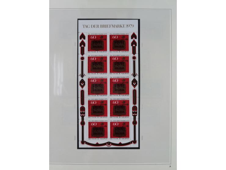 1948/2001, vorwiegend postfrische Sammlung, dabei Bund, Berlin und DDR in den Hauptnummern augenscheinlich komplett, außerdem