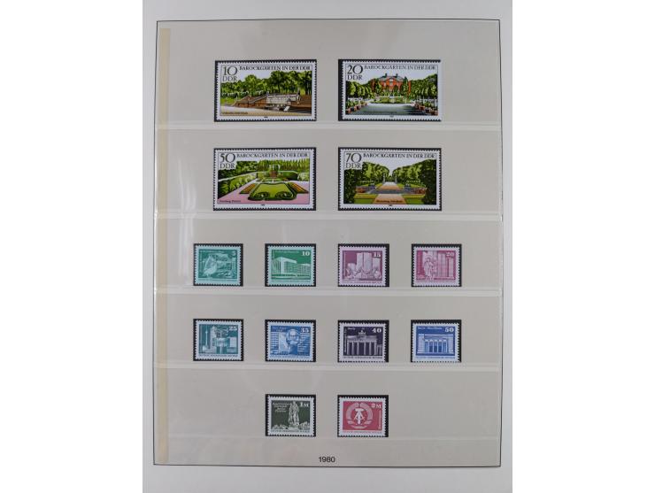 1948/2001, vorwiegend postfrische Sammlung, dabei Bund, Berlin und DDR in den Hauptnummern augenscheinlich komplett, außerdem