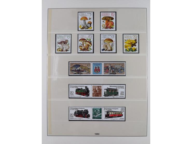 1948/2001, vorwiegend postfrische Sammlung, dabei Bund, Berlin und DDR in den Hauptnummern augenscheinlich komplett, außerdem