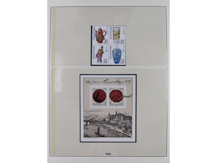 1948/2001, vorwiegend postfrische Sammlung, dabei Bund, Berlin und DDR in den Hauptnummern augenscheinlich komplett, außerdem