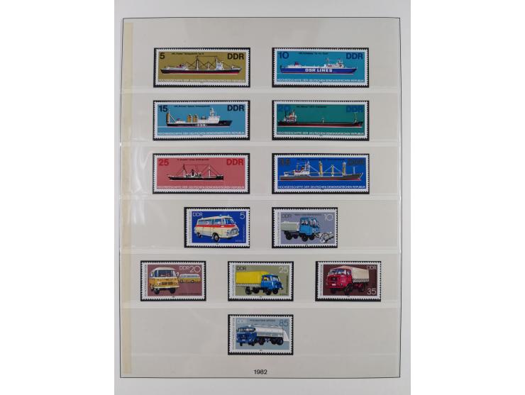 1948/2001, vorwiegend postfrische Sammlung, dabei Bund, Berlin und DDR in den Hauptnummern augenscheinlich komplett, außerdem