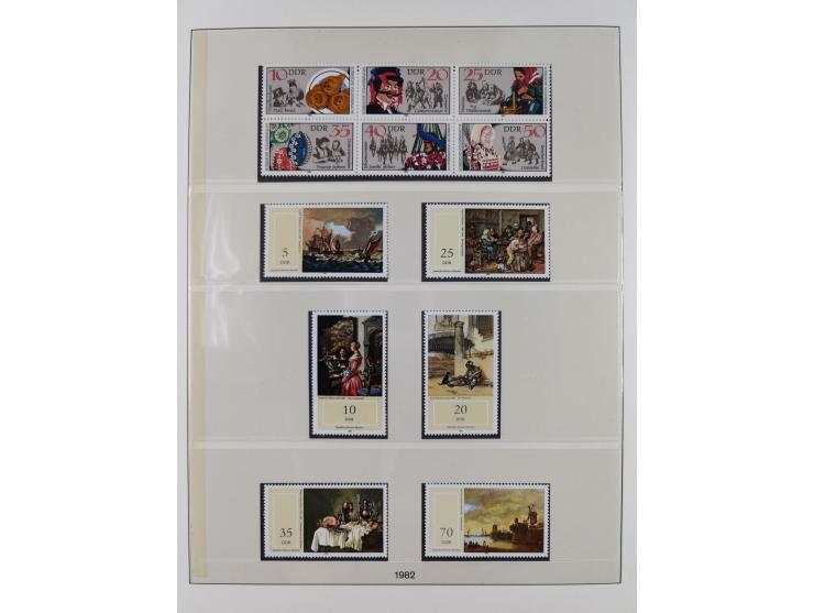 1948/2001, vorwiegend postfrische Sammlung, dabei Bund, Berlin und DDR in den Hauptnummern augenscheinlich komplett, außerdem