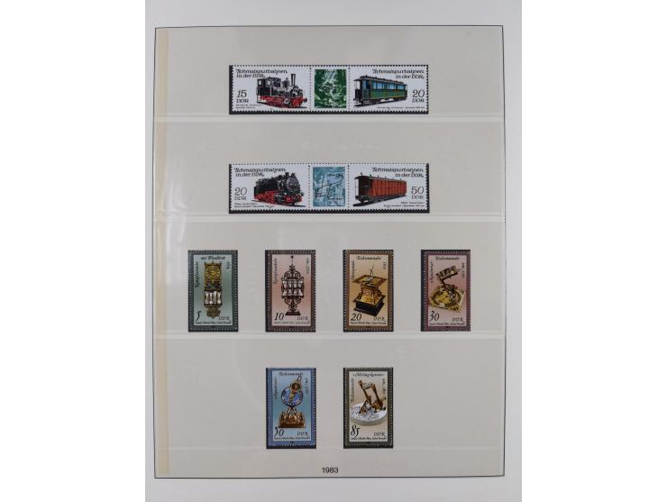 1948/2001, vorwiegend postfrische Sammlung, dabei Bund, Berlin und DDR in den Hauptnummern augenscheinlich komplett, außerdem