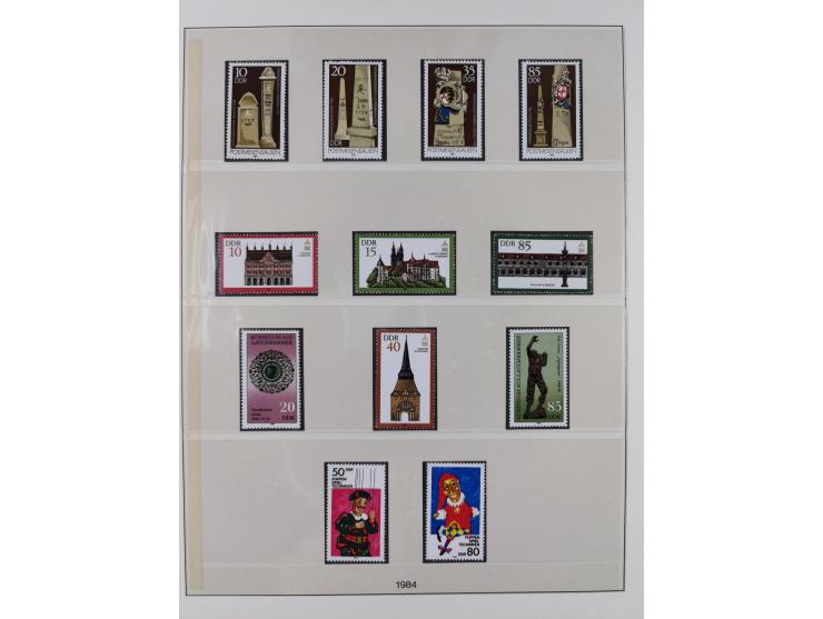 1948/2001, vorwiegend postfrische Sammlung, dabei Bund, Berlin und DDR in den Hauptnummern augenscheinlich komplett, außerdem