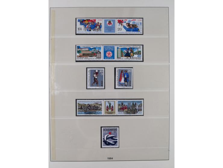 1948/2001, vorwiegend postfrische Sammlung, dabei Bund, Berlin und DDR in den Hauptnummern augenscheinlich komplett, außerdem