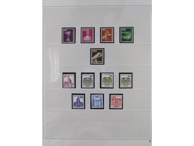 1948/2001, vorwiegend postfrische Sammlung, dabei Bund, Berlin und DDR in den Hauptnummern augenscheinlich komplett, außerdem