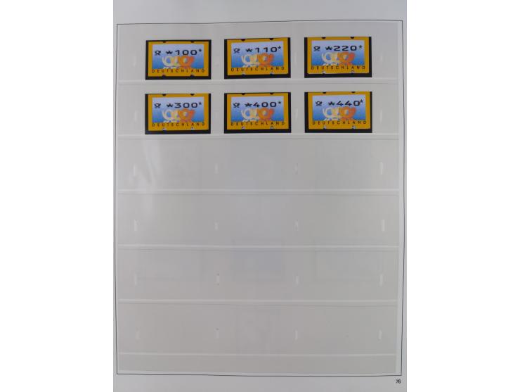 1948/2001, vorwiegend postfrische Sammlung, dabei Bund, Berlin und DDR in den Hauptnummern augenscheinlich komplett, außerdem