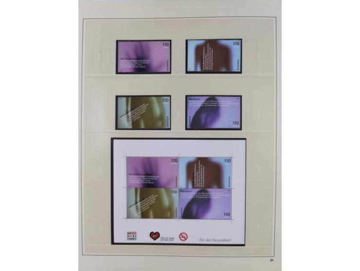 1948/2001, vorwiegend postfrische Sammlung, dabei Bund, Berlin und DDR in den Hauptnummern augenscheinlich komplett, außerdem