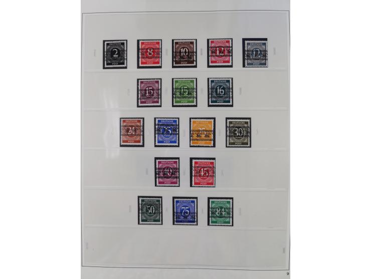 1948/2001, vorwiegend postfrische Sammlung, dabei Bund, Berlin und DDR in den Hauptnummern augenscheinlich komplett, außerdem