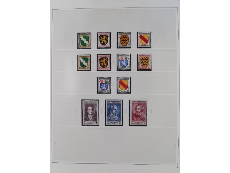 1948/2001, vorwiegend postfrische Sammlung, dabei Bund, Berlin und DDR in den Hauptnummern augenscheinlich komplett, außerdem