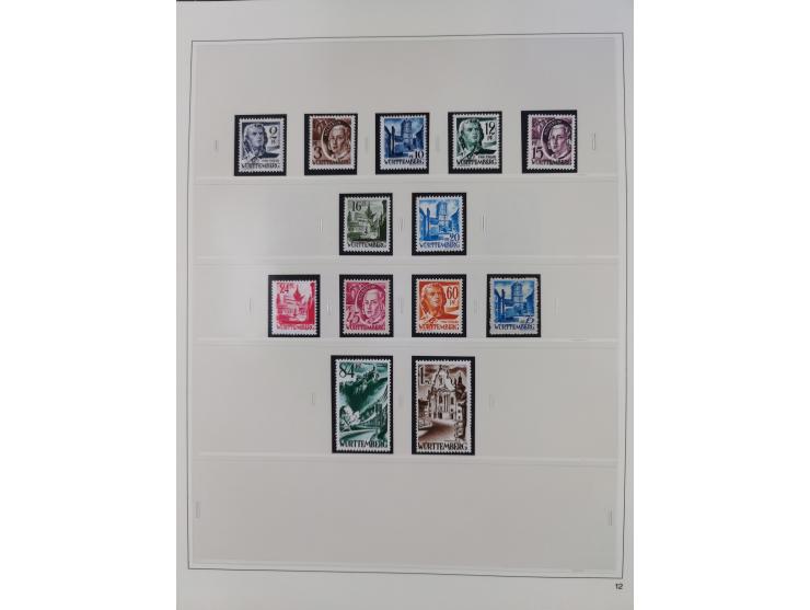 1948/2001, vorwiegend postfrische Sammlung, dabei Bund, Berlin und DDR in den Hauptnummern augenscheinlich komplett, außerdem