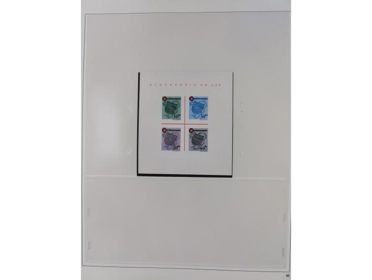 1948/2001, vorwiegend postfrische Sammlung, dabei Bund, Berlin und DDR in den Hauptnummern augenscheinlich komplett, außerdem