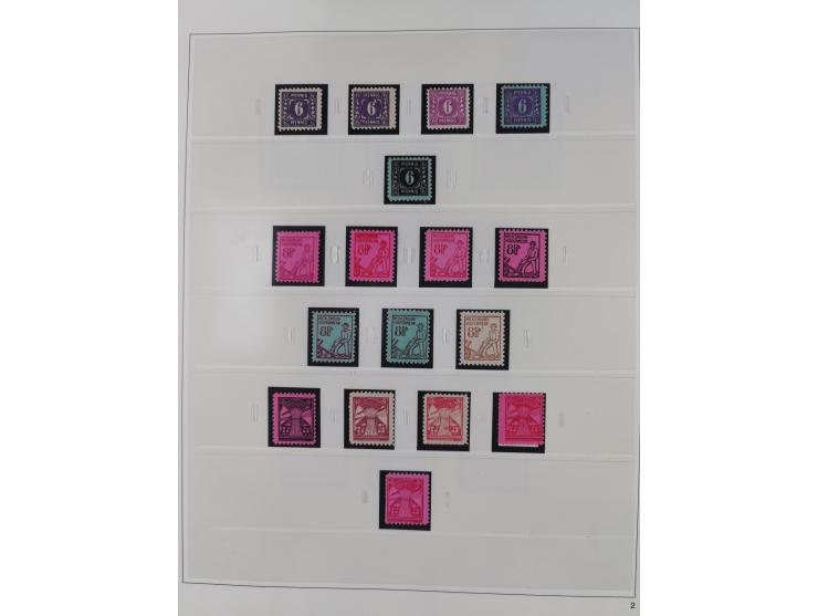 1948/2001, vorwiegend postfrische Sammlung, dabei Bund, Berlin und DDR in den Hauptnummern augenscheinlich komplett, außerdem