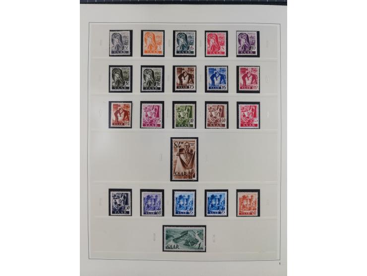 1948/2001, vorwiegend postfrische Sammlung, dabei Bund, Berlin und DDR in den Hauptnummern augenscheinlich komplett, außerdem