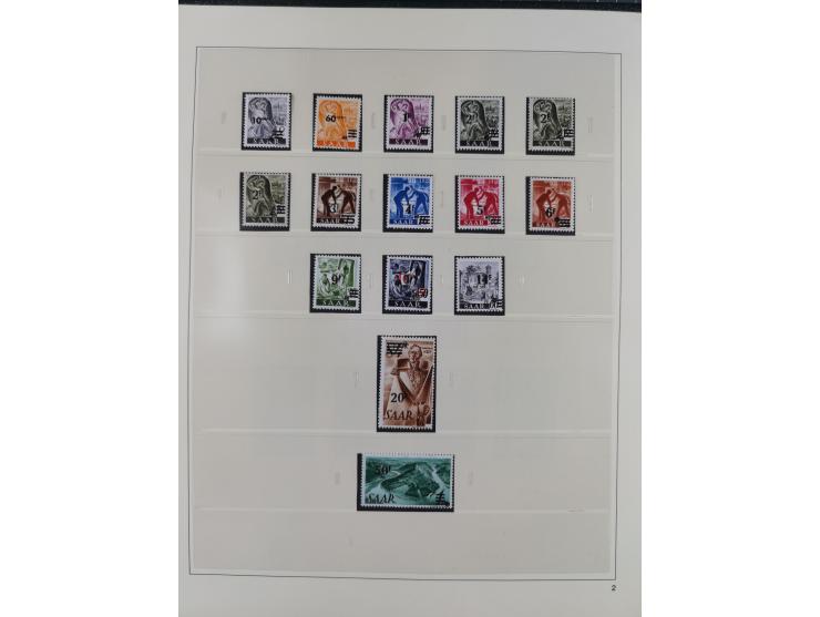 1948/2001, vorwiegend postfrische Sammlung, dabei Bund, Berlin und DDR in den Hauptnummern augenscheinlich komplett, außerdem