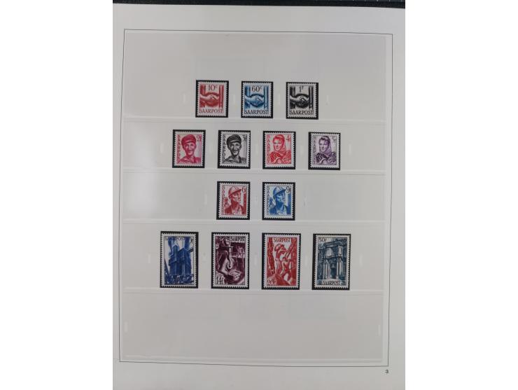 1948/2001, vorwiegend postfrische Sammlung, dabei Bund, Berlin und DDR in den Hauptnummern augenscheinlich komplett, außerdem