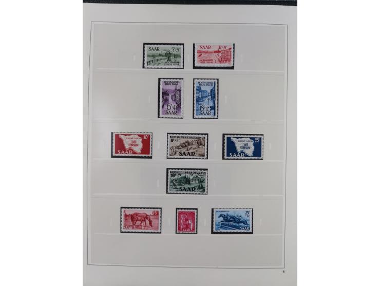 1948/2001, vorwiegend postfrische Sammlung, dabei Bund, Berlin und DDR in den Hauptnummern augenscheinlich komplett, außerdem