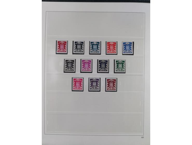 1948/2001, vorwiegend postfrische Sammlung, dabei Bund, Berlin und DDR in den Hauptnummern augenscheinlich komplett, außerdem