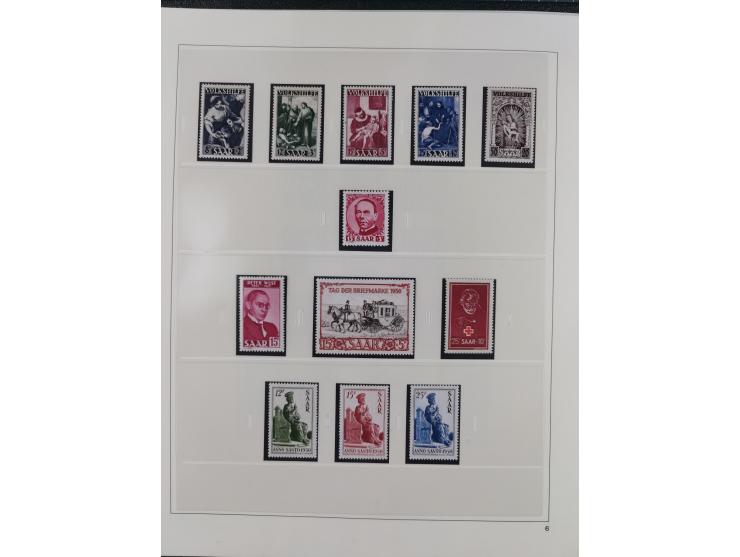 1948/2001, vorwiegend postfrische Sammlung, dabei Bund, Berlin und DDR in den Hauptnummern augenscheinlich komplett, außerdem