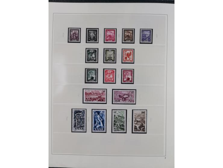 1948/2001, vorwiegend postfrische Sammlung, dabei Bund, Berlin und DDR in den Hauptnummern augenscheinlich komplett, außerdem