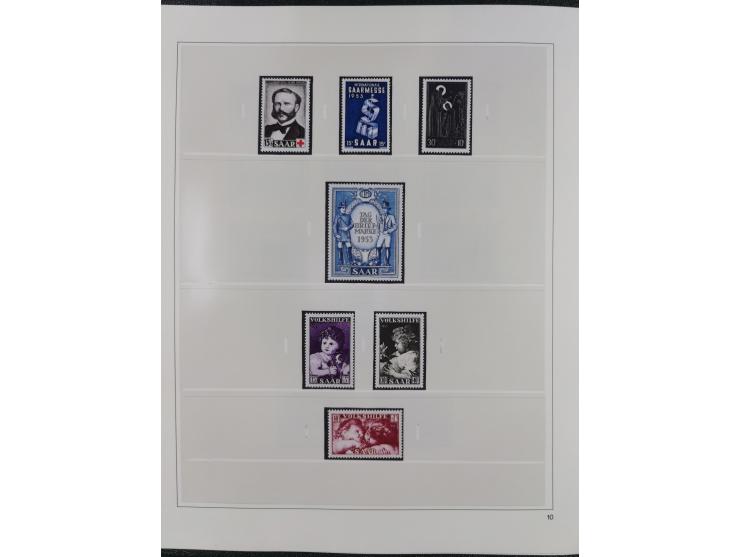 1948/2001, vorwiegend postfrische Sammlung, dabei Bund, Berlin und DDR in den Hauptnummern augenscheinlich komplett, außerdem