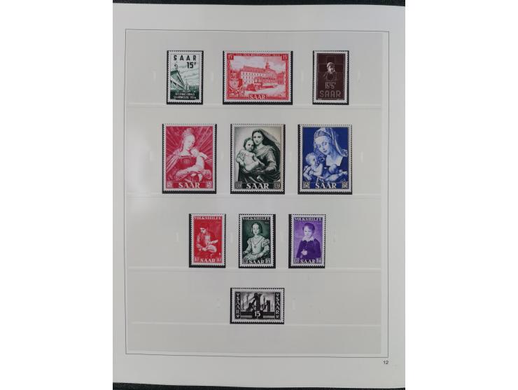 1948/2001, vorwiegend postfrische Sammlung, dabei Bund, Berlin und DDR in den Hauptnummern augenscheinlich komplett, außerdem