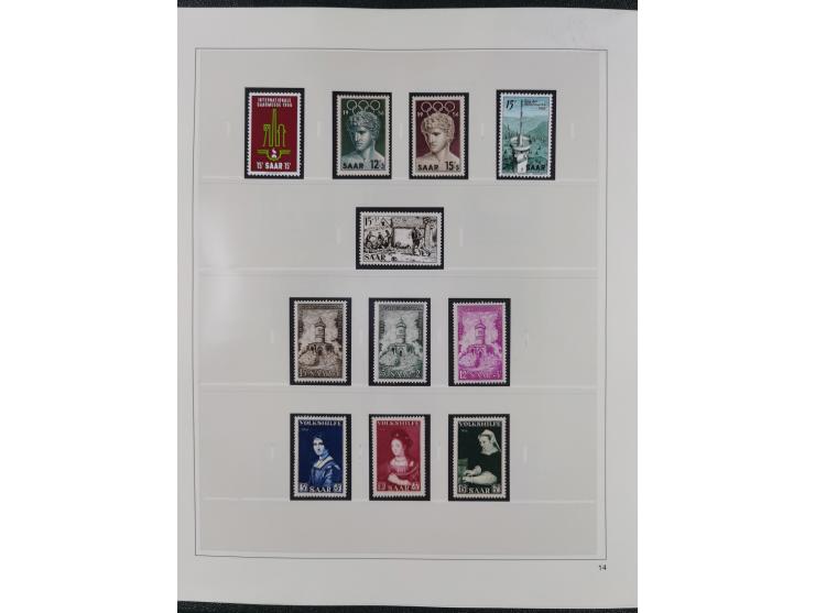 1948/2001, vorwiegend postfrische Sammlung, dabei Bund, Berlin und DDR in den Hauptnummern augenscheinlich komplett, außerdem