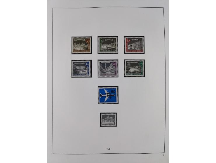 1948/2001, vorwiegend postfrische Sammlung, dabei Bund, Berlin und DDR in den Hauptnummern augenscheinlich komplett, außerdem