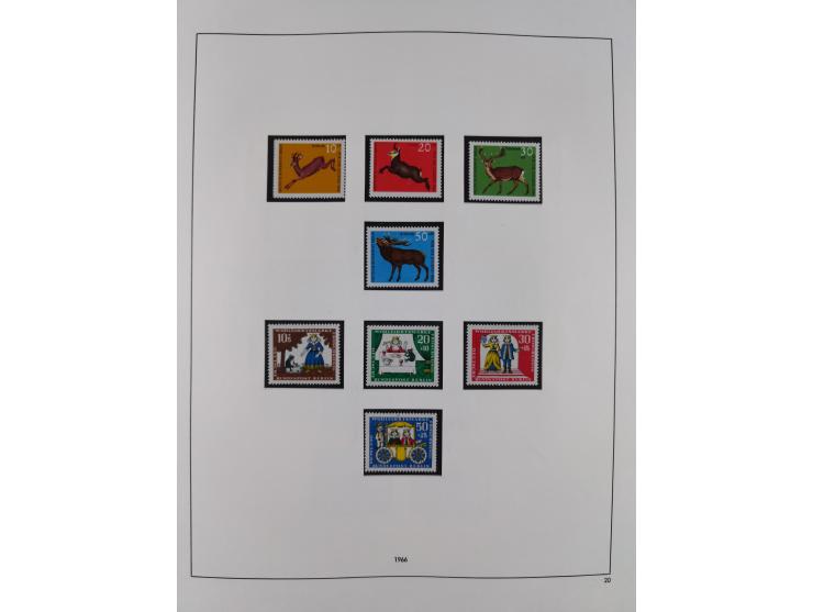 1948/2001, vorwiegend postfrische Sammlung, dabei Bund, Berlin und DDR in den Hauptnummern augenscheinlich komplett, außerdem