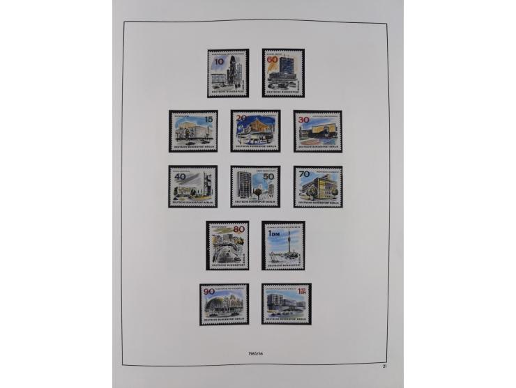 1948/2001, vorwiegend postfrische Sammlung, dabei Bund, Berlin und DDR in den Hauptnummern augenscheinlich komplett, außerdem