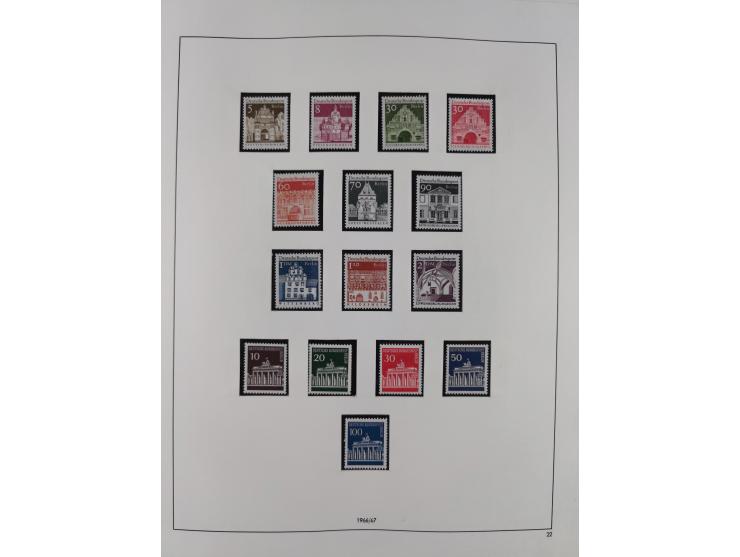 1948/2001, vorwiegend postfrische Sammlung, dabei Bund, Berlin und DDR in den Hauptnummern augenscheinlich komplett, außerdem