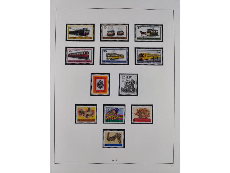 1948/2001, vorwiegend postfrische Sammlung, dabei Bund, Berlin und DDR in den Hauptnummern augenscheinlich komplett, außerdem