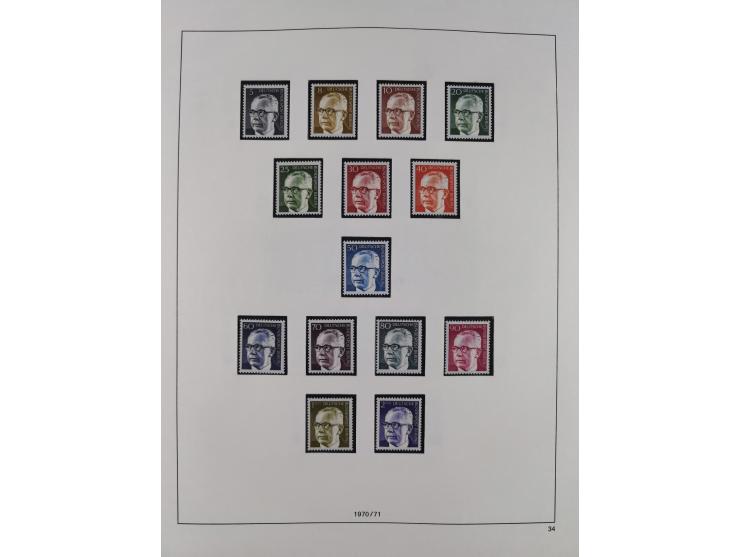 1948/2001, vorwiegend postfrische Sammlung, dabei Bund, Berlin und DDR in den Hauptnummern augenscheinlich komplett, außerdem