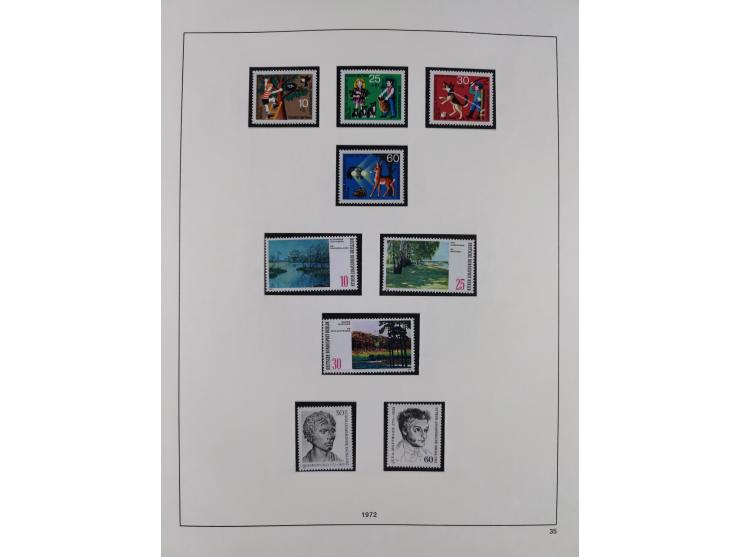 1948/2001, vorwiegend postfrische Sammlung, dabei Bund, Berlin und DDR in den Hauptnummern augenscheinlich komplett, außerdem