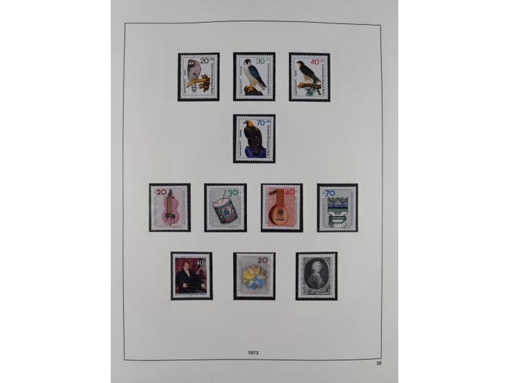 1948/2001, vorwiegend postfrische Sammlung, dabei Bund, Berlin und DDR in den Hauptnummern augenscheinlich komplett, außerdem