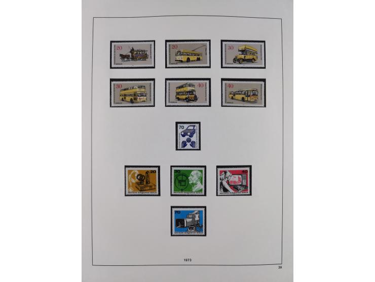 1948/2001, vorwiegend postfrische Sammlung, dabei Bund, Berlin und DDR in den Hauptnummern augenscheinlich komplett, außerdem