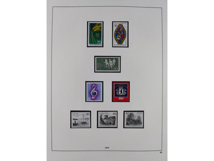 1948/2001, vorwiegend postfrische Sammlung, dabei Bund, Berlin und DDR in den Hauptnummern augenscheinlich komplett, außerdem