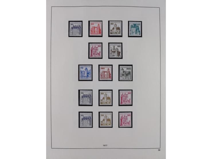 1948/2001, vorwiegend postfrische Sammlung, dabei Bund, Berlin und DDR in den Hauptnummern augenscheinlich komplett, außerdem